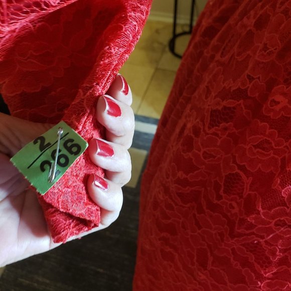 Victorian Corner Dresses Victorian Red Dress High Neck Puff Sleeves